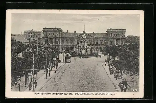 AK Riga, Der Dünaburger Bahnhof