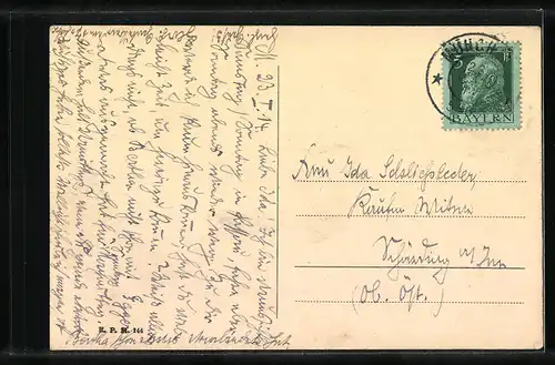 AK München, Teilansicht vom Maximilianeum mit Strassenbahnen