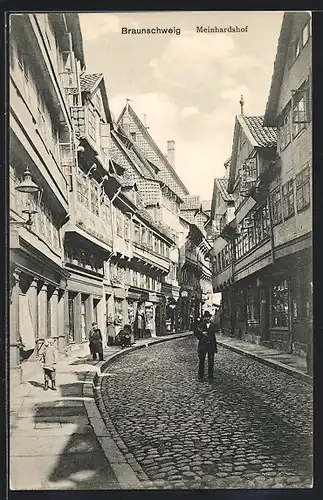 AK Braunschweig, Strassenpartie Meinhardshof