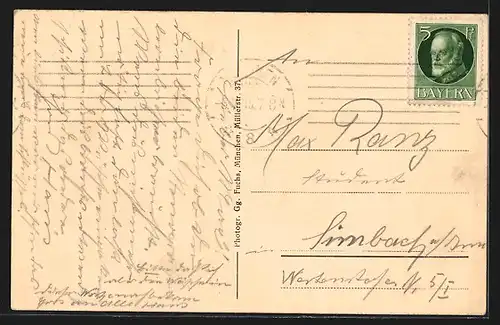 AK Mühltal i. Isartal, Gasthaus zur Mühle