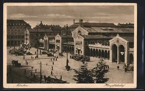 AK München, Hauptbahnhof