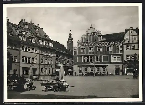 AK Weimar, Marktplatz