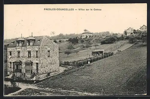 AK Presles-Courcelles, Villas sur le Coteau