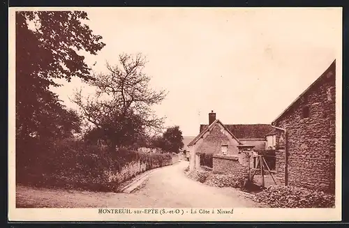 AK Montreuil-sur-Epte, La Cote à Nivard