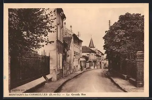 AK Montigny-les-Cormeilles, La Grande Rue