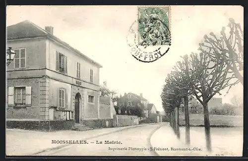 AK Moisselles, La Mairie