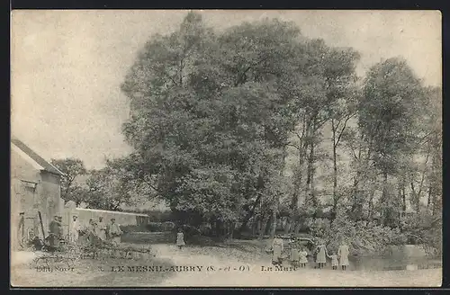 AK Le Mesnil-Aubry, La Mare