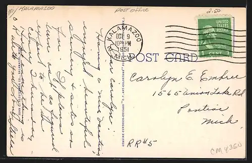 AK Kalamazoo, MI, New Post Office