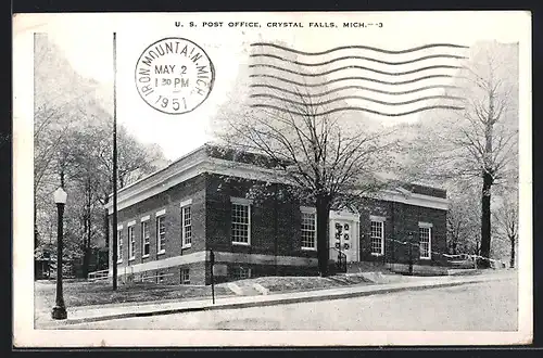 AK Crystal Falls, MI, U. S. Post Office