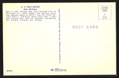 AK Hell, MI, Post Office