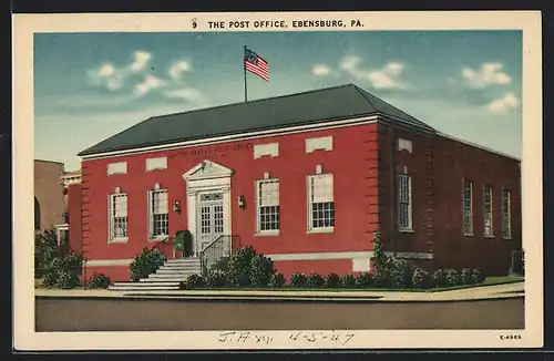 AK Ebensburg, PA, The Post Office