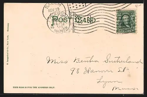 AK Johnstown, NY, Post Office & Y. M. C. A.