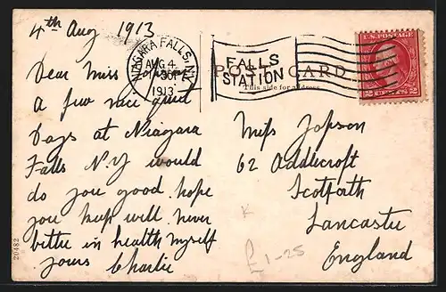 AK Niagara Falls, NY, Post Office