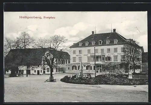 AK Heiligenberg, Hotel Post am Postplatz