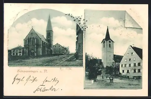 AK Schwenningen a. R. Württemberger Hof, Kirche