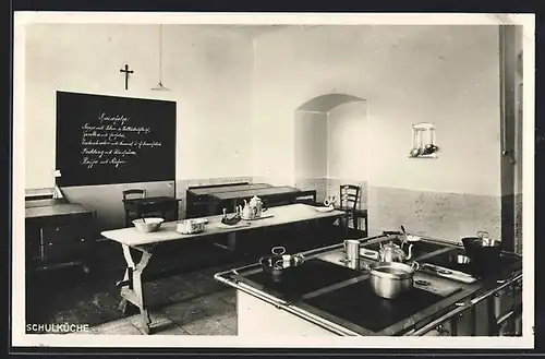 AK Mödingen, Lehr- und Erziehungs-Institut der Franziskanerinnen Maria Medingen, Schulküche