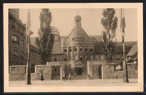 AK München, Reserve-Lazarett, Neues Zollhausgebäude, Landsberger Strasse 124