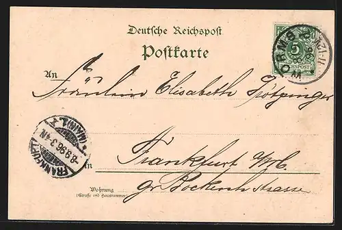 Lithographie Worms, Dom, Festspielhaus, Lutherdenkmal