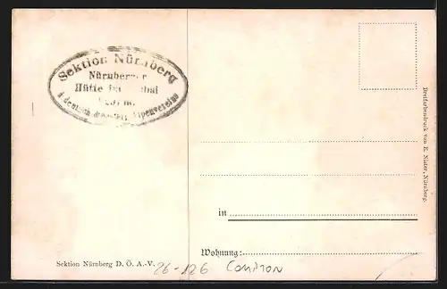 Künstler-AK Edward Theodore Compton: Berghütte mit Gebirge