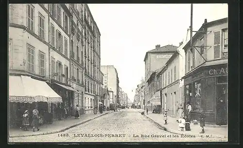 AK Levallois-Perret, La Rue Gravel et les Ecoles
