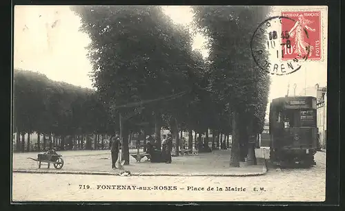 AK Fontenay-aux-Roses, Place de la Mairie
