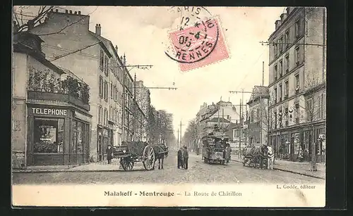 AK Malakof-Montrouge, La Route de Chatillon