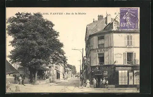 AK Vanves, Rue de la Mairie