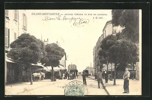 AK Grand-Montrouge, Avenue Verdier et Rue de Bagneux