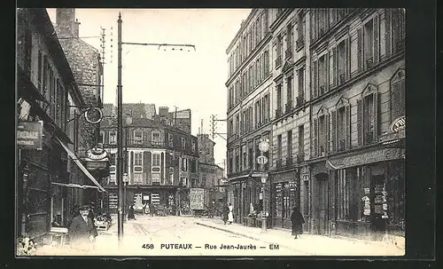 AK Puteaux, Rue Jean Jaures, EM