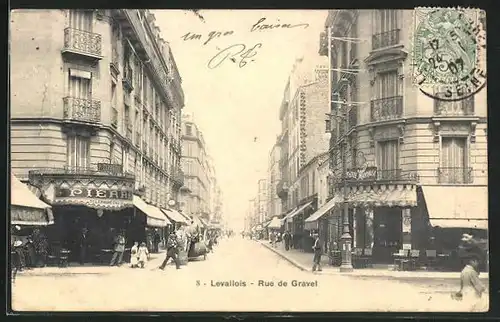AK Levallois, Blick in die Rue de Gravel