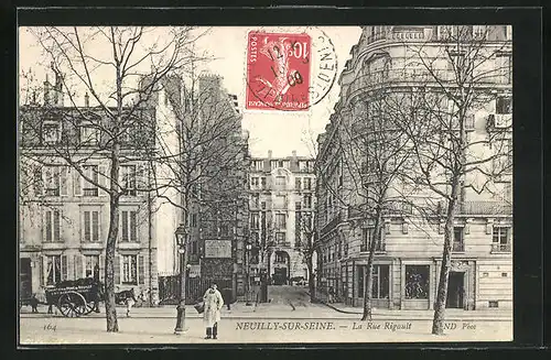 AK Neuilly-sur-Seine, La Rue Rigault