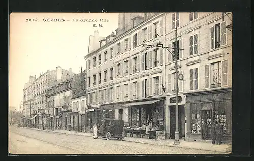 AK Sèvres, Geschäfte in der Grande Rue