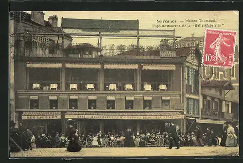 AK Suresnes, Maison Thominet, Café-Restaurant de la Belle-Gabrielle