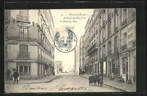AK Bécon-les-Bruyéres, Avenue des Bruyéres