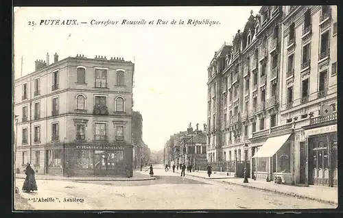 AK Puteaux, Carrefour Rouselle et Rue de la République