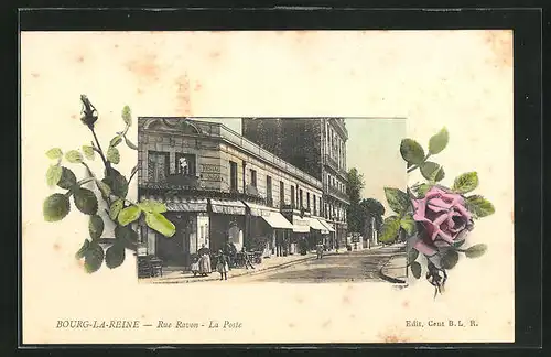 AK Bourg-La-Reine, Rue Ravon-La Poste