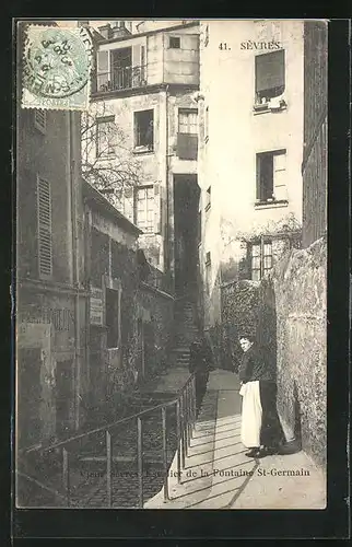 AK Sèvres, Escalier de la Fontaine St-Germain
