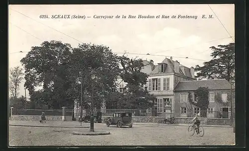 AK Sceaux, Carrefour de la Rue Houdan et Rue de Fontenay