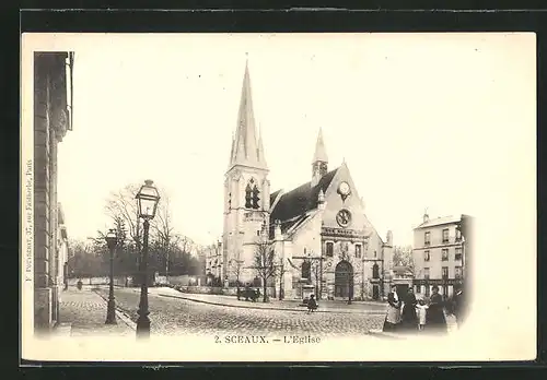 AK Sceaux, L`Eglise, Kirche