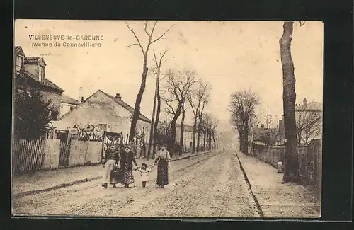 AK Villeneuve-la-Garenne, Avenue de Gennevilliers