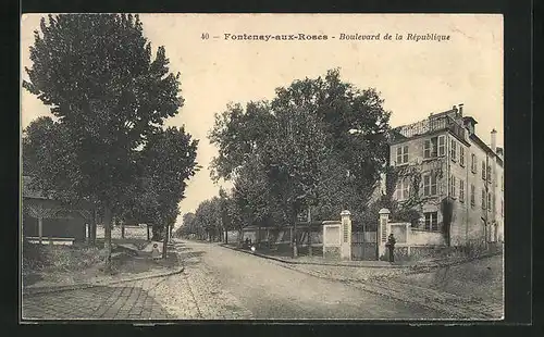 AK Fontenay-aux-Roses, Boulevard de la Republique