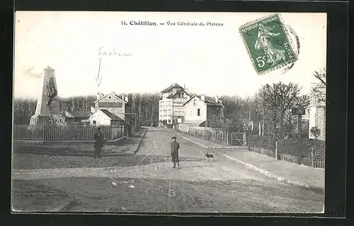 AK Chatillon, Vue Générale du Plateau