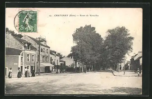 AK Chatenay, Route de Versailles