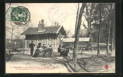 AK Garches, Parc de St-Cloud, le Pavillon rustique