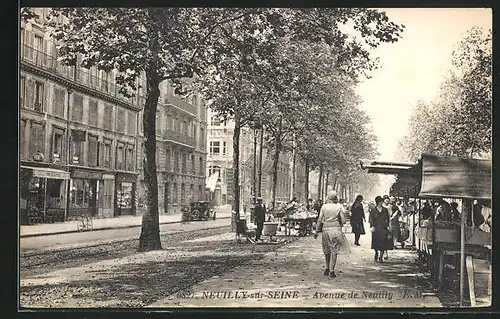AK Neuilly-sur-Seine, Avenue de Neuilly