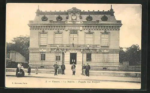 AK Vanves, La Mairie, Facade rue Raspail