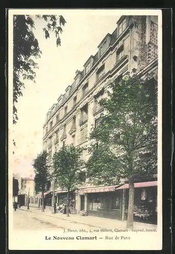 AK Le Nouveau Clamart, Rue de Paris