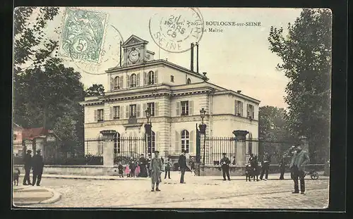 AK Bologne-sur-Seine, La Mairie