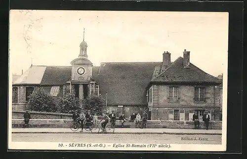 AK Sévres, Eglise St Romain