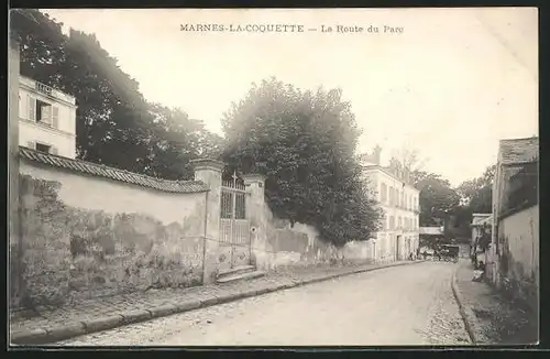 AK Marnes-La-Coquette, La Route du Parc